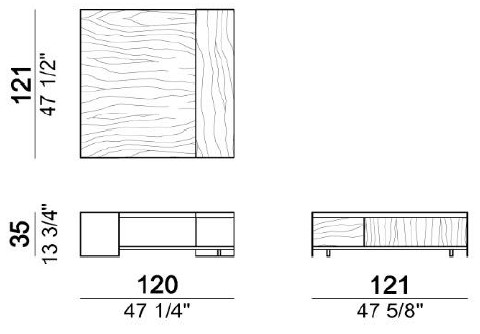 Noth Arketipo Coffee Table Dimensions 4