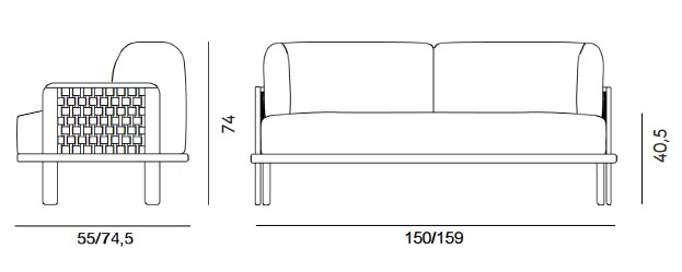 Marimba Billiani Chair Dimensions