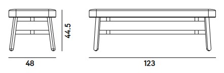 Croissant Billiani Pouf Dimensions
