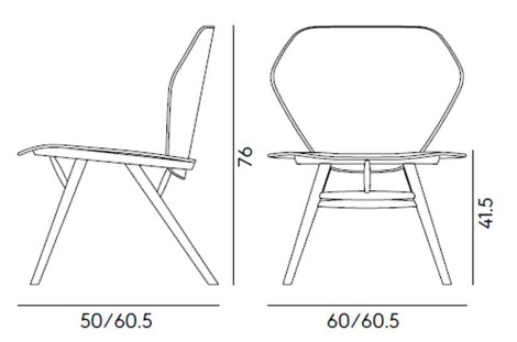 Edelweiss Billiani Armchair Dimensions