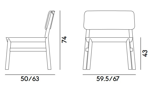 Drum Billiani Chair Dimensions
