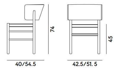 Fratina Billiani Chair Dimensions