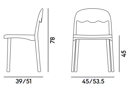 Frisée Billiani Chair Measurements