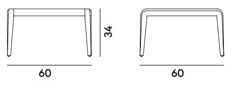 Aragosta Billiani Table Dimensions