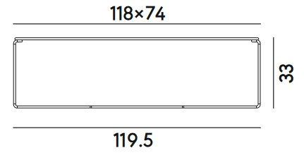Marcel Billiani Side Table Dimensions