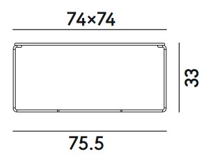 Marcel Billiani Side Table Dimensions