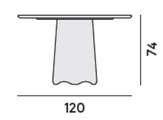 Corolla Billiani Table Dimensions