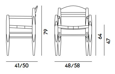 Vincent V.G. Billiani Chair Dimensions