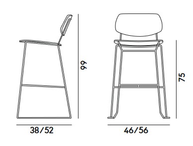 Doll Billiani Stool Dimensions