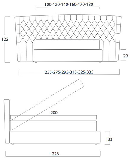bed-selene-extra-large-bolzan-letti-dimensions