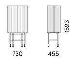 Aero Capo D'opera sideboard bar sizes