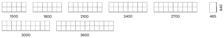 Quadro Capo D'opera floor sideboard sizes