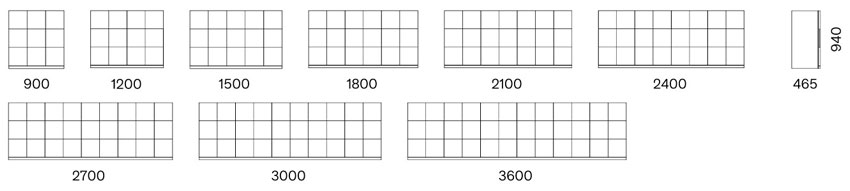 Quadro Capo D'opera floor sideboard sizes