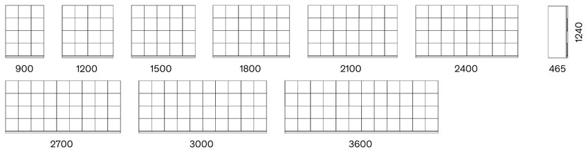Quadro Capo D'opera floor sideboard sizes