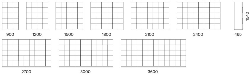 Quadro Capo D'opera floor sideboard sizes