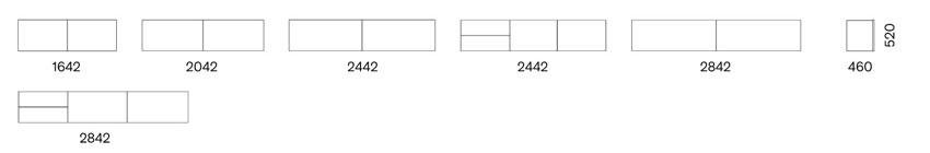 Show Capo D'opera sideboard sizes