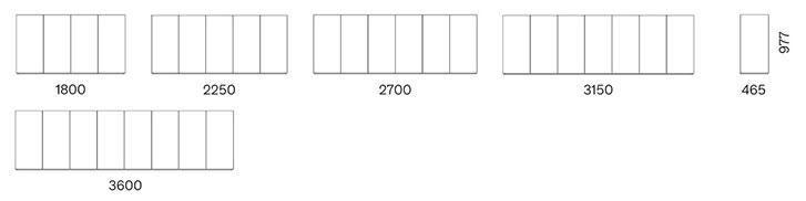 Zurich Capo D'opera floor sideboard sizes
