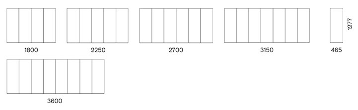 Zurich Capo D'opera floor sideboard sizes