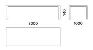 Atelier Capo D'opera table sizes