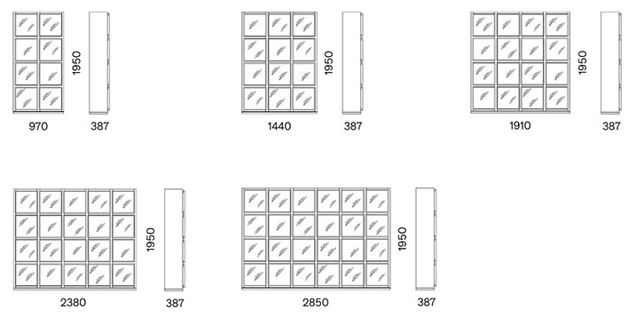 Concept Capo D'opera showcase sizes