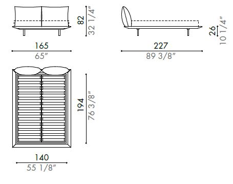Platz-bed-desiree-dimensions