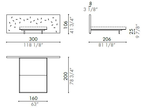chanceUp-bed-Desiree-dimensions