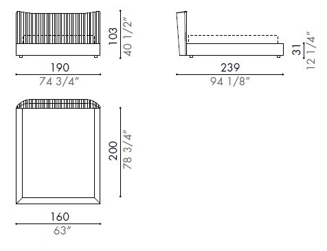ShellonIn-bed-desiree-dimesions