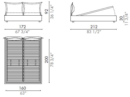 Vanity-bed-Desiree-dimensions