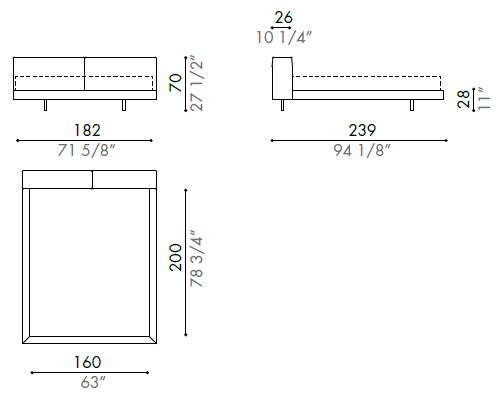 Zenit-bed-desiree-dimensions