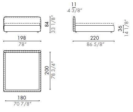 Bol84-bed-Desiree-dimensions