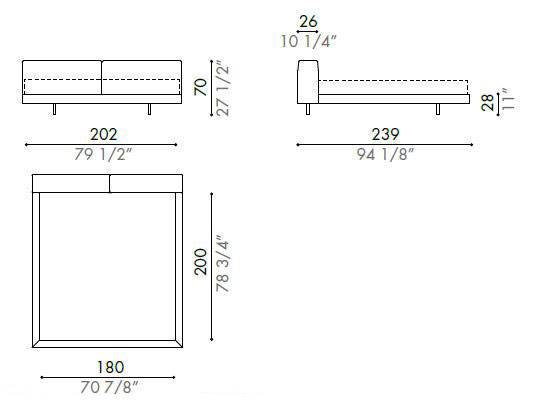 Zenit-bed-desiree-dimensions