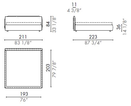 Bol84-bed-Desiree-dimensions
