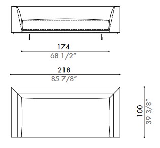 Sheridan Désirée Sofa Dimensions