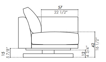 Sheridan Désirée Sofa Dimensions