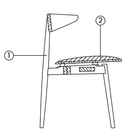 Features of Chair Tè Désirée width=