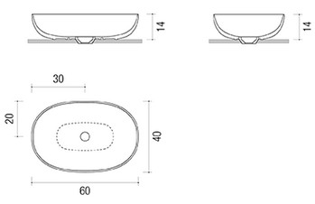 Amoyo Edoné free standing sink sizes