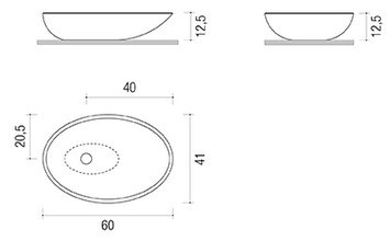 Egg Edoné free standing sink sizes