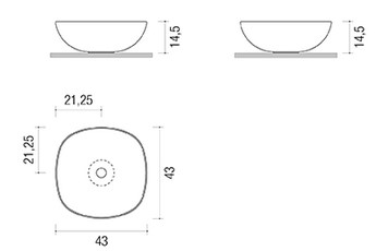 Norma Edoné free standing sink sizes
