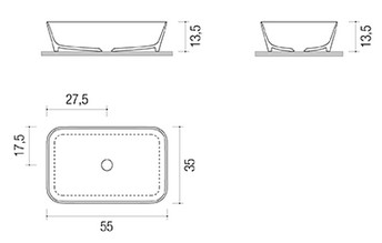 Poseidone Edoné free standing sink sizes