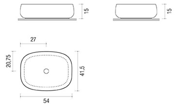Troy Edoné free standing sink sizes
