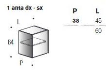 Rea Edone Bathroom Cabinet sizes