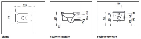 Bombo Edoné toilet sizes
