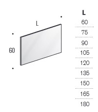 D'Arredo Edoné Mirror sizes