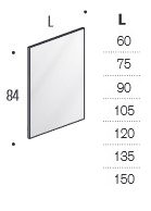 D'Arredo Edoné Mirror sizes