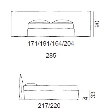 letto-ghost-gervasoni-matrimoniale-81-dimensioni