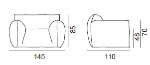 nuvola-gervasoni-armchair-dimensions2