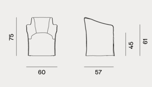 saia-25-gervasoni-armchair-dimensions