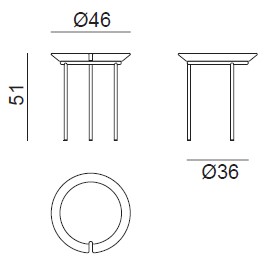 Brise-TavolinoTubolare-Gervasoni-dimensioni53