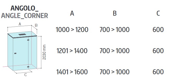 Dimensions of Mimesis Glass 1989 Shower Box