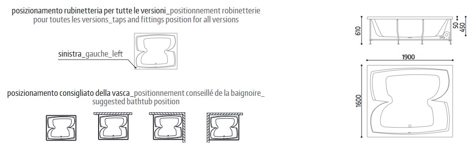 Linea Duo Glass 1989 Whirlpool Bathtub Dimensions